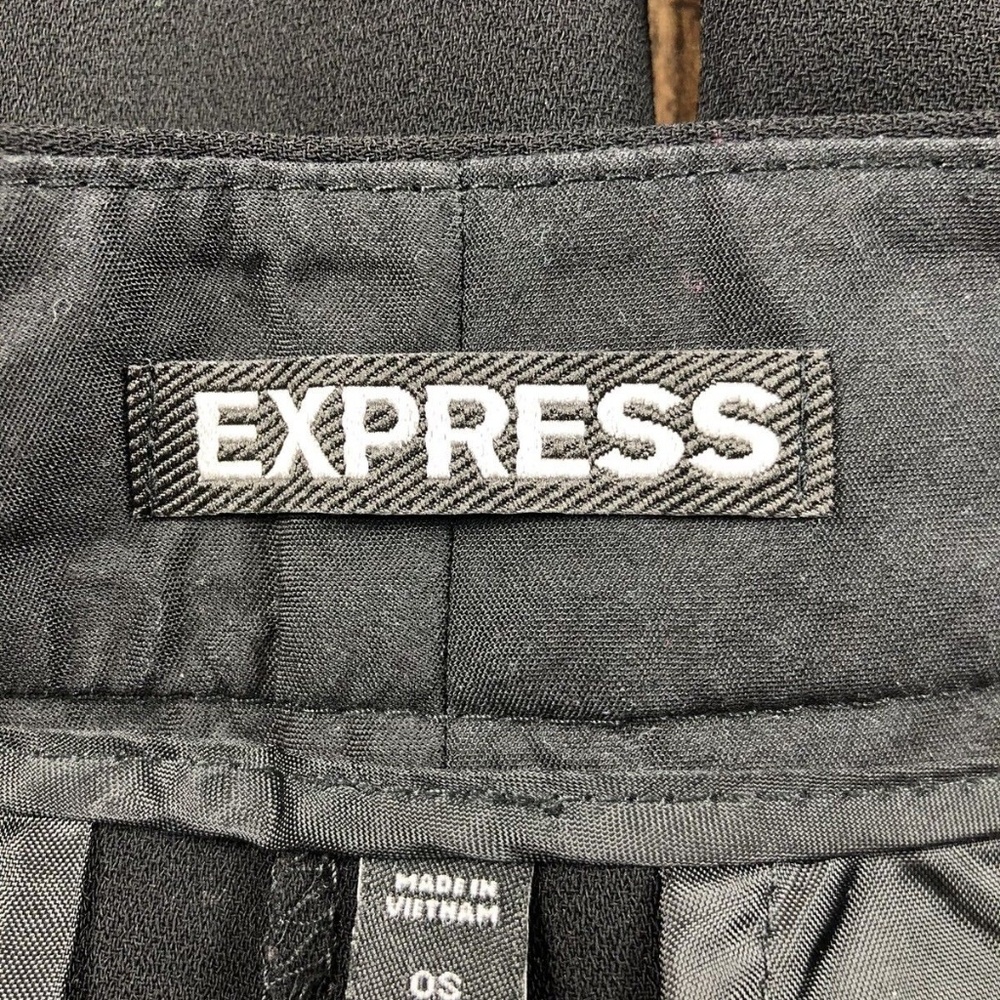 Express Editor Flat Front Boot Leg Pants Cx26 Dk2… - image 2